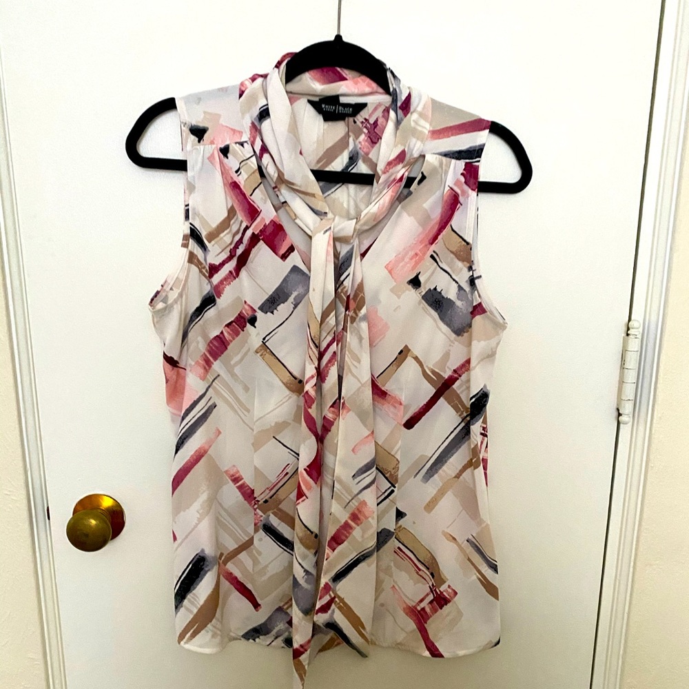 White House Black Market tie tank top